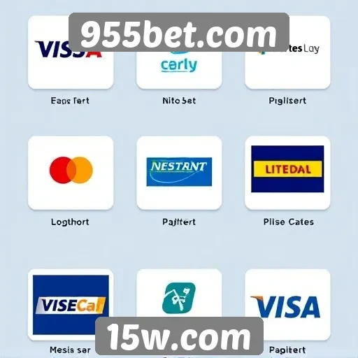 Métodos de pagamento disponíveis no 955bet.com